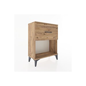 Arges Komodin Tek Çekmeceli 60x30x80 Çam-çam