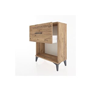 Arges Komodin Tek Çekmeceli 60x30x80 Çam-çam