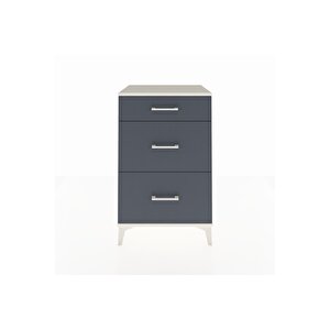 Hyperion Komodin 3 Çekmeceli 60x44x96 Aytaşı-antrasit