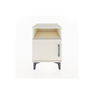 Hyperion Komodin Tek Raflı Tek Kapaklı 44x44x64 Aytaşı-aytaşı