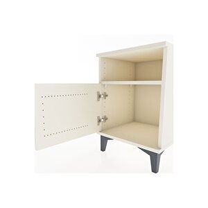 Hyperion Komodin Tek Raflı Tek Kapaklı 44x44x64 Aytaşı-aytaşı