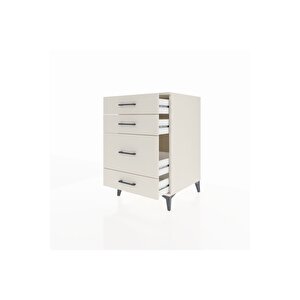 Kronos Komodin 4 Çekmeceli 60x59x96 Aytaşı-aytaşı