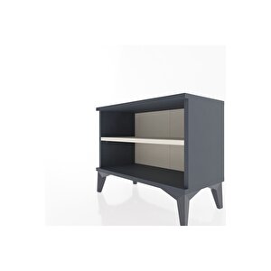 Arges Komodin Tek Raflı 60x30x48 Antrasit-aytaşı