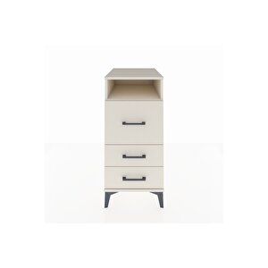 Kronos Komodin Tek Raflı 3 Çekmeceli 44x59x96 Aytaşı-aytaşı