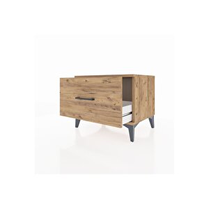 Hyperion Komodin Tek Çekmeceli 60x44x48 Çam-çam