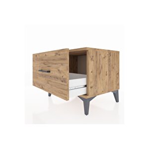 Hyperion Komodin Tek Çekmeceli 60x44x48 Çam-çam