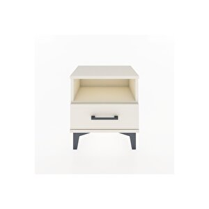 Arges Komodin Tek Raflı Tek Çekmeceli 44x30x48 Aytaşı-aytaşı