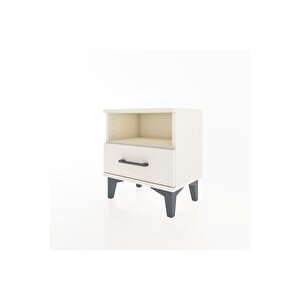 Arges Komodin Tek Raflı Tek Çekmeceli 44x30x48 Aytaşı-aytaşı