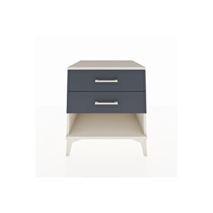 Kronos Komodin 2 Çekmeceli 60x59x64 Aytaşı-antrasit