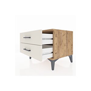 Hyperion Komodin 2 Çekmeceli 60x44x48 Çam-aytaşı