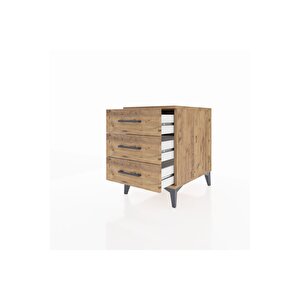 Kronos Komodin 3 Çekmeceli 44x59x64 Çam-çam