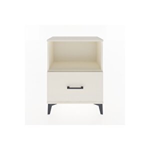 Arges Komodin Tek Raflı Tek Çekmeceli 60x30x80 Aytaşı-aytaşı