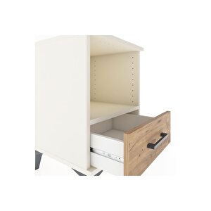 Hyperion Komodin Tek Raflı Tek Çekmeceli 44x44x64 Aytaşı-çam