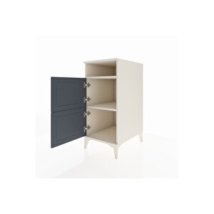 Kronos Komodin 2 Raflı 2 Kapaklı 44x59x96 Aytaşı-antrasit