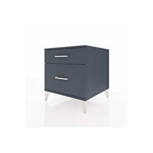 Kronos Komodin 2 Çekmeceli 60x59x64 Antrasit-antrasit