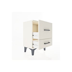 Arges Komodin 2 Çekmeceli 44x30x64 Aytaşı-aytaşı