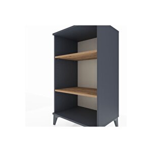 Hyperion Komodin 2 Raflı 60x44x106 Antrasit-çam