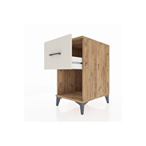 Kronos Komodin Tek Çekmeceli 44x59x80 Çam-aytaşı