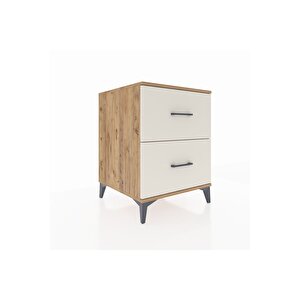 Kronos Komodin 2 Çekmeceli 60x59x80 Çam-aytaşı