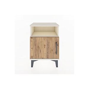 Arges Komodin 2 Raflı Tek Kapaklı 44x30x64 Aytaşı-çam