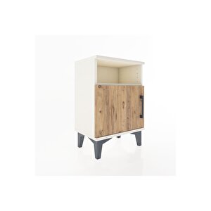 Arges Komodin 2 Raflı Tek Kapaklı 44x30x64 Aytaşı-çam