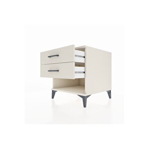 Kronos Komodin 2 Çekmeceli 60x59x64 Aytaşı-aytaşı