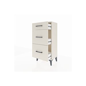 Arges Komodin 3 Çekmeceli 44x30x96 Aytaşı-aytaşı