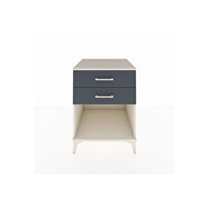 Kronos Komodin 2 Çekmeceli 60x59x80 Aytaşı-antrasit