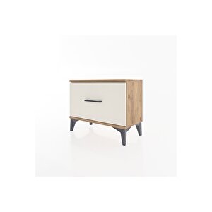 Arges Komodin Tek Çekmeceli 60x30x48 Çam-aytaşı