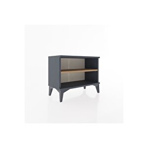 Arges Komodin Tek Raflı 60x30x48 Antrasit-çam