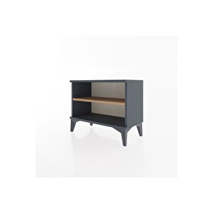 Arges Komodin Tek Raflı 60x30x48 Antrasit-çam