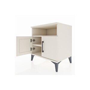 Hyperion Komodin 2 Raflı 2 Kapaklı 60x44x64 Aytaşı-aytaşı