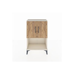 Arges Komodin 2 Raflı 2 Kapaklı 60x30x96 Aytaşı-çam