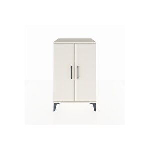 Hyperion Komodin 2 Raflı 2 Kapaklı 60x44x96 Aytaşı-aytaşı