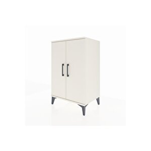 Hyperion Komodin 2 Raflı 2 Kapaklı 60x44x96 Aytaşı-aytaşı