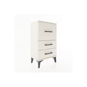 Arges Komodin 3 Çekmeceli 44x30x80 Aytaşı-aytaşı