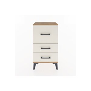 Arges Komodin 3 Çekmeceli 44x30x80 Çam-aytaşı