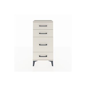 Arges Komodin 4 Çekmeceli 44x30x96 Aytaşı-aytaşı