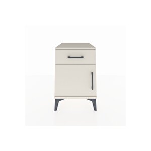 Kronos Komodin Tek Raflı Tek Çekmeceli Tek Kapaklı 44x59x64 Aytaşı-aytaşı