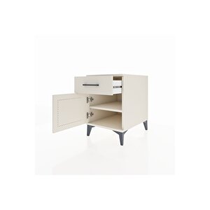 Kronos Komodin Tek Raflı Tek Çekmeceli Tek Kapaklı 44x59x64 Aytaşı-aytaşı