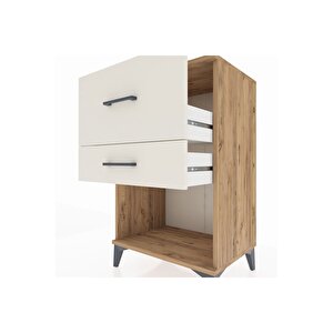 Hyperion Komodin 2 Çekmeceli 60x44x96 Çam-aytaşı