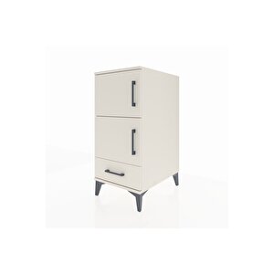 Kronos Komodin 4 Raflı Tek Çekmeceli Tek Kapaklı 44x59x96 Aytaşı-aytaşı