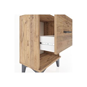 Arges Komodin Tek Çekmeceli 44x30x64 Çam-çam