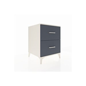 Kronos Komodin 2 Çekmeceli 60x59x80 Aytaşı-antrasit