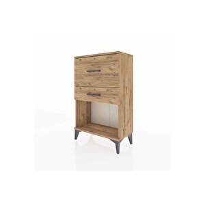 Arges Komodin 2 Çekmeceli 60x30x96 Çam-çam