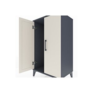 Hyperion Komodin 2 Kapaklı 60x44x106 Antrasit-aytaşı