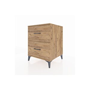 Kronos Komodin 2 Çekmeceli 60x59x80 Çam-çam