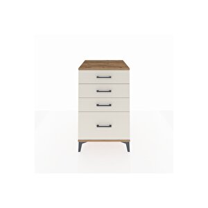 Kronos Komodin 4 Çekmeceli 60x59x96 Çam-aytaşı