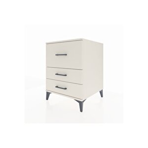 Kronos Komodin 3 Çekmeceli 60x59x80 Aytaşı-aytaşı