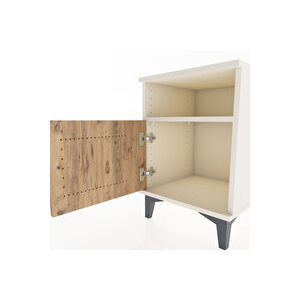 Hyperion Komodin Tek Raflı Tek Kapaklı 44x44x64 Aytaşı-çam